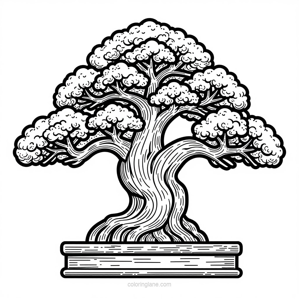 Suiseki Stone - free printable coloring page