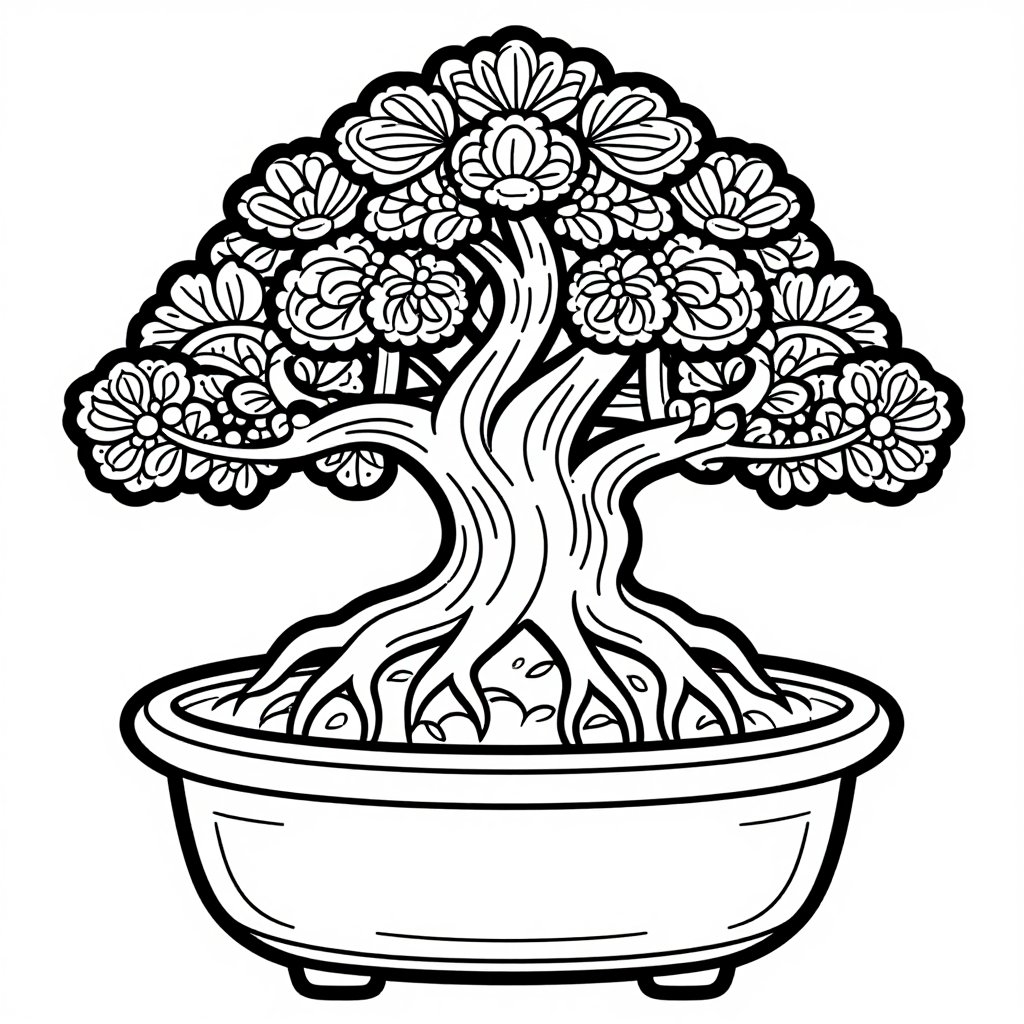 Cascade Style - free printable coloring page