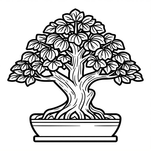Exposed Roots - Free printable coloring page