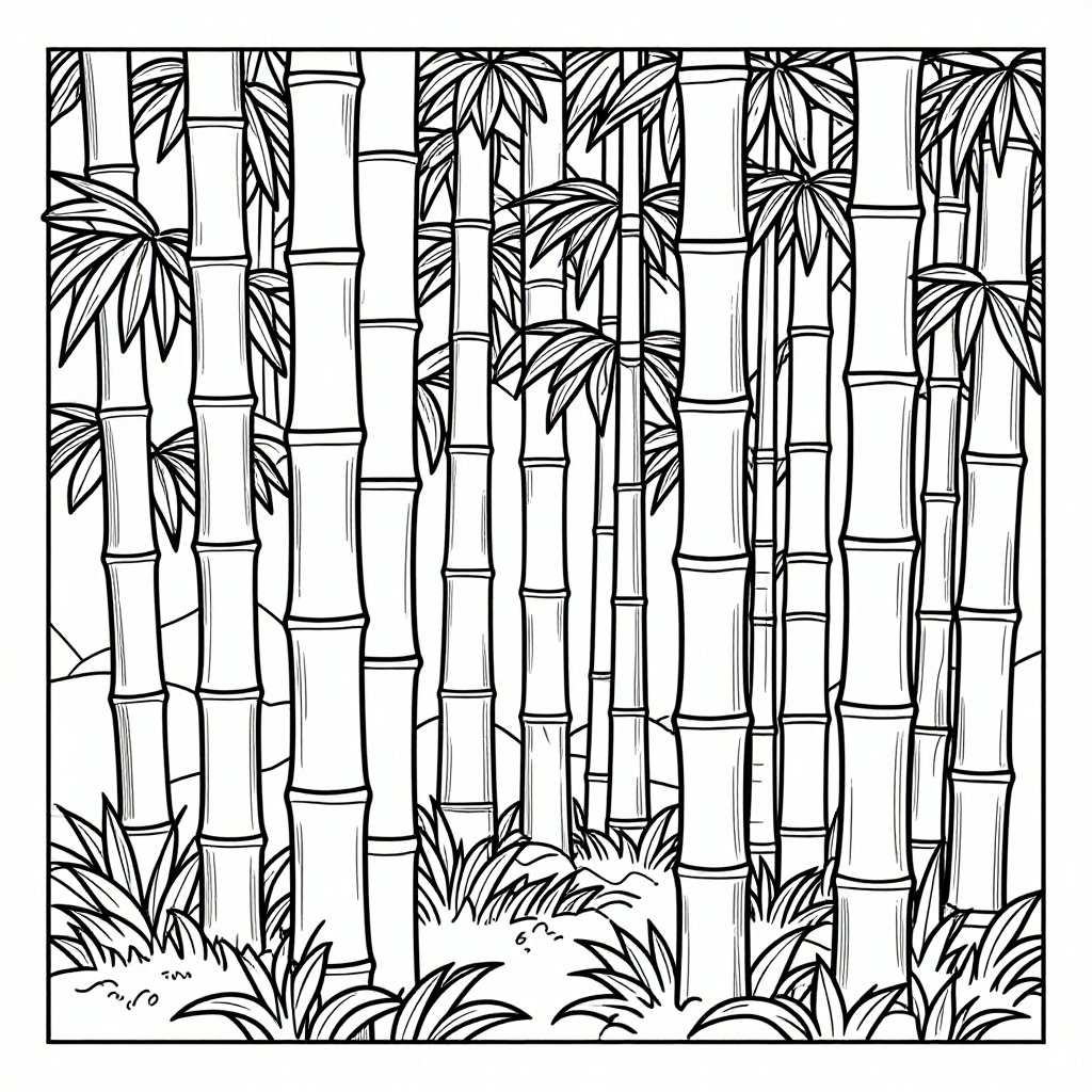 Vine Trellis - free printable coloring page