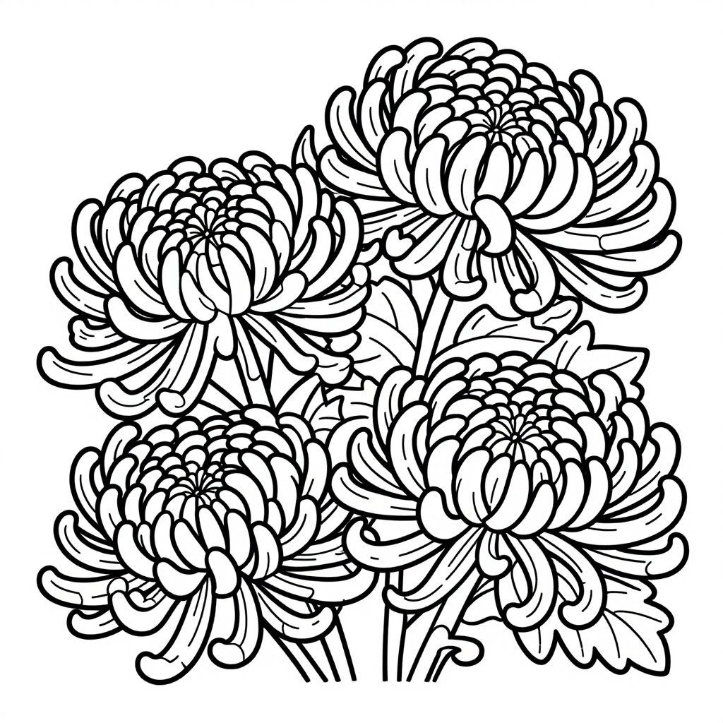 Fern Glade - free printable coloring page