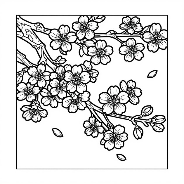 Sunflower Field - Free printable coloring page
