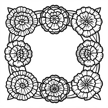 Jasmine Vine - Free printable coloring page