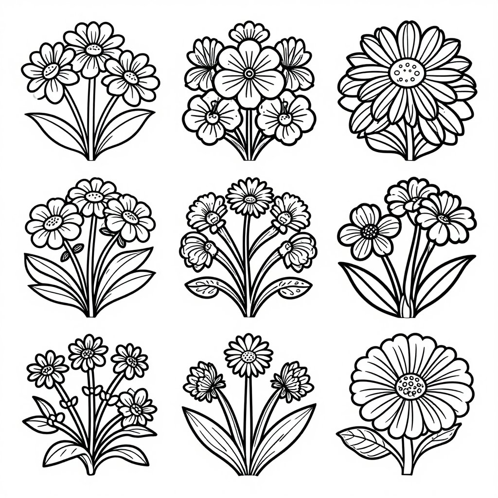 Mushroom Plate - free printable coloring page