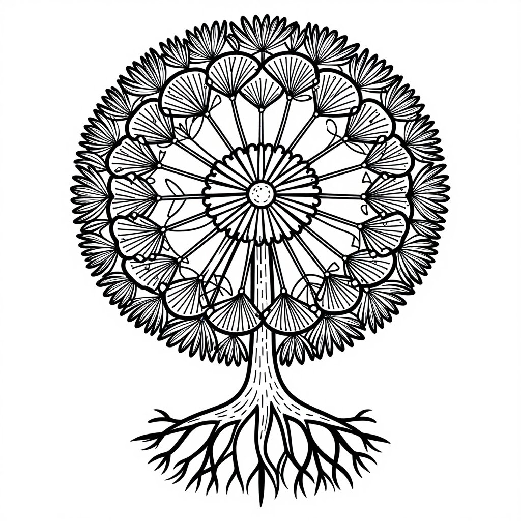 Banana Study - free printable coloring page