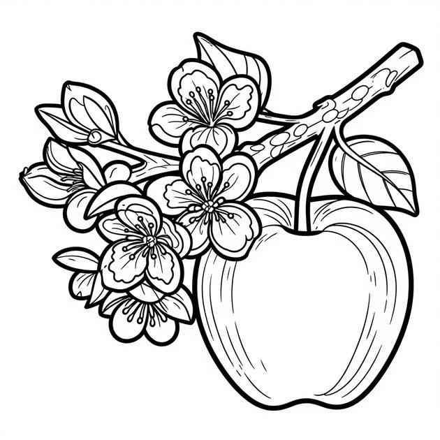 Wildflower Sampler - Free printable coloring page