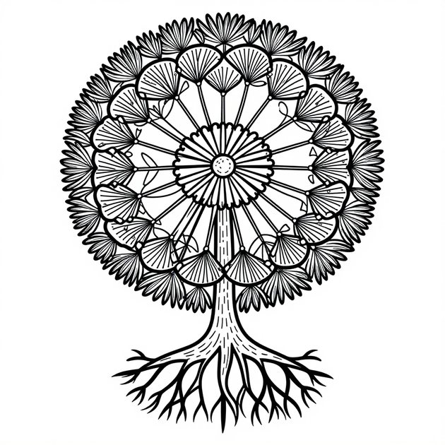 Banana Study - Free printable coloring page