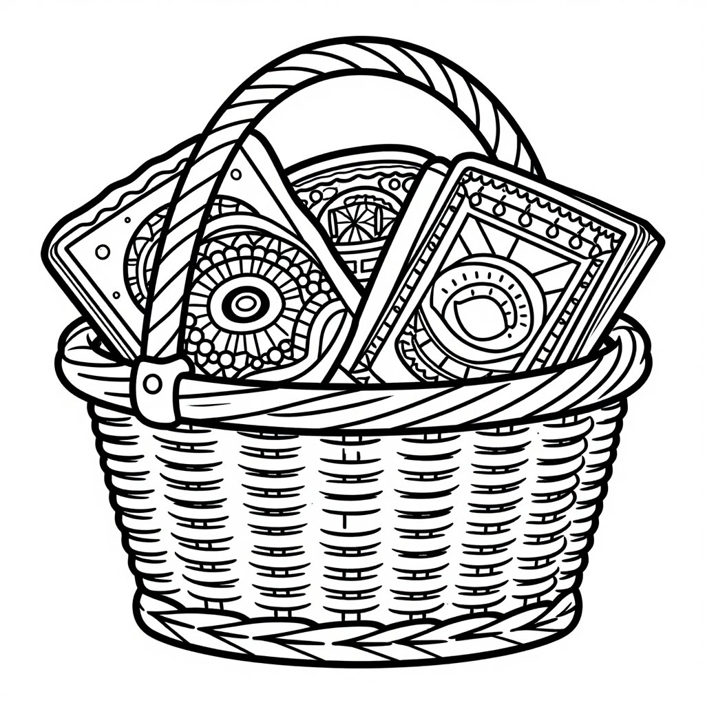 Cascading Orchids - free printable coloring page