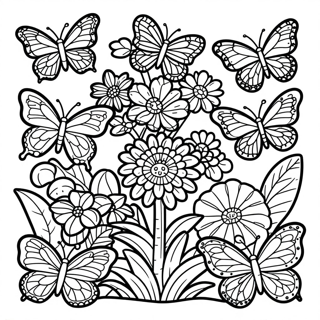 Morpho Collection - free printable coloring page