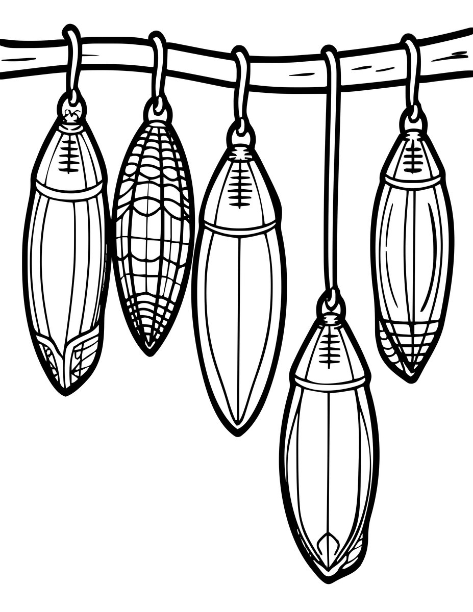 Chrysalis Collection - free printable coloring page