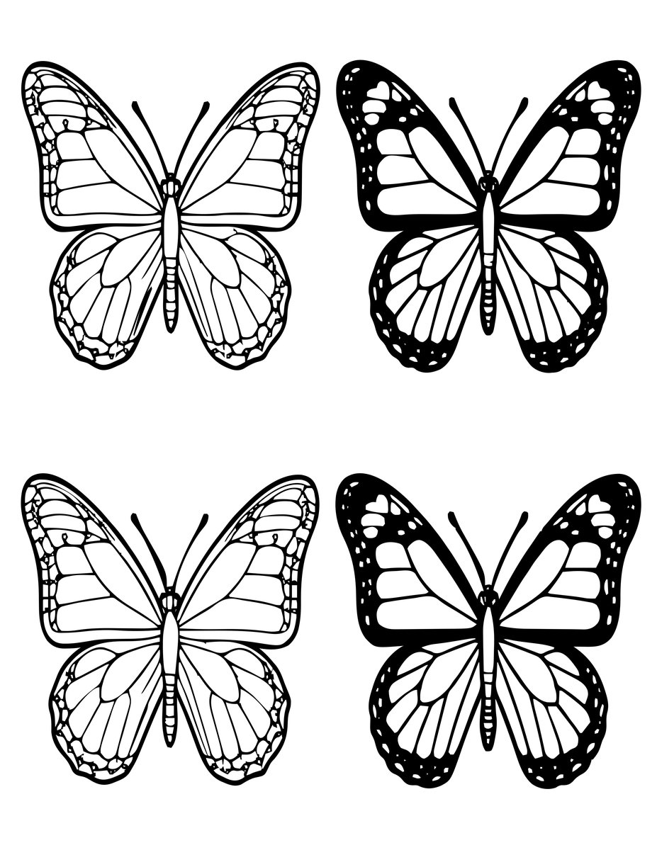 Viceroy Mimic - free printable coloring page