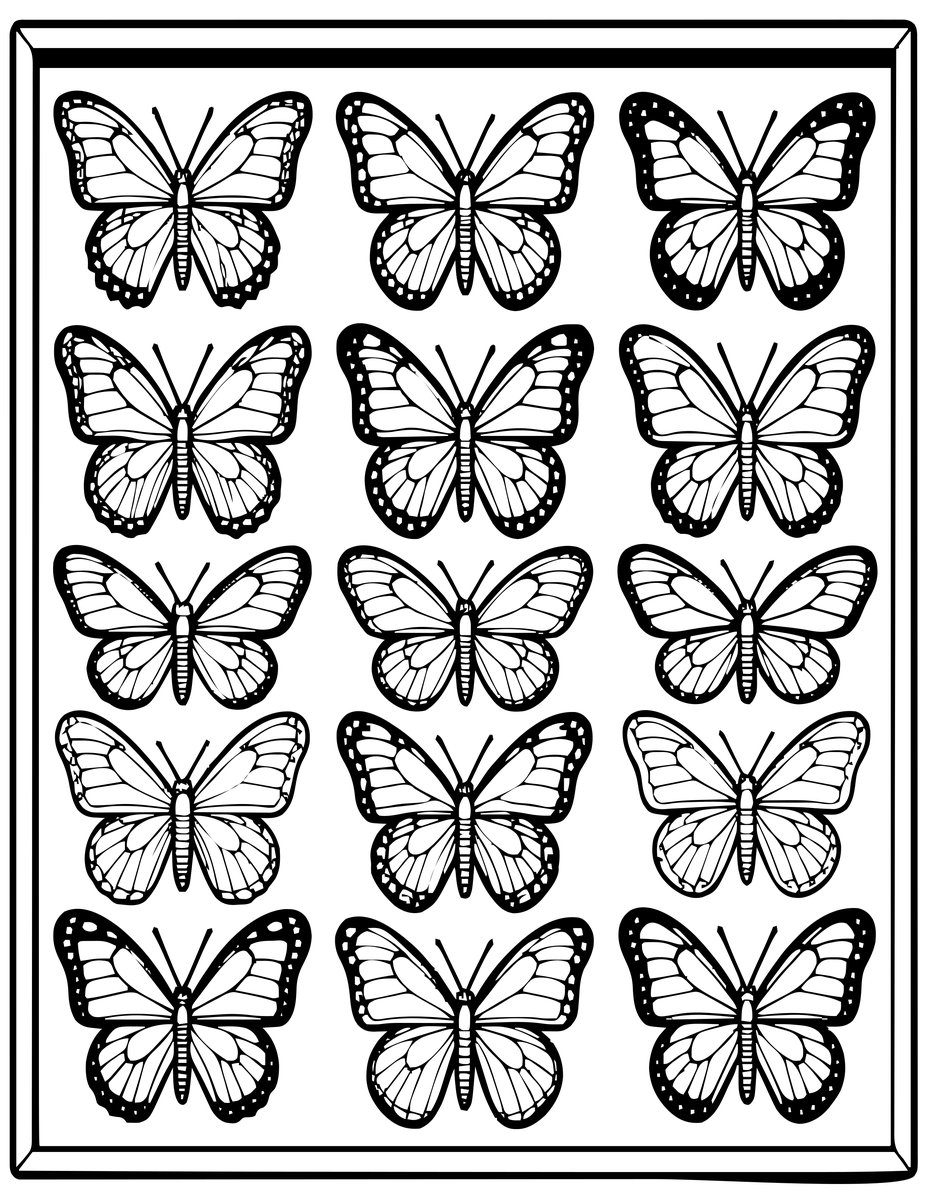 Specimen Cabinet - free printable coloring page