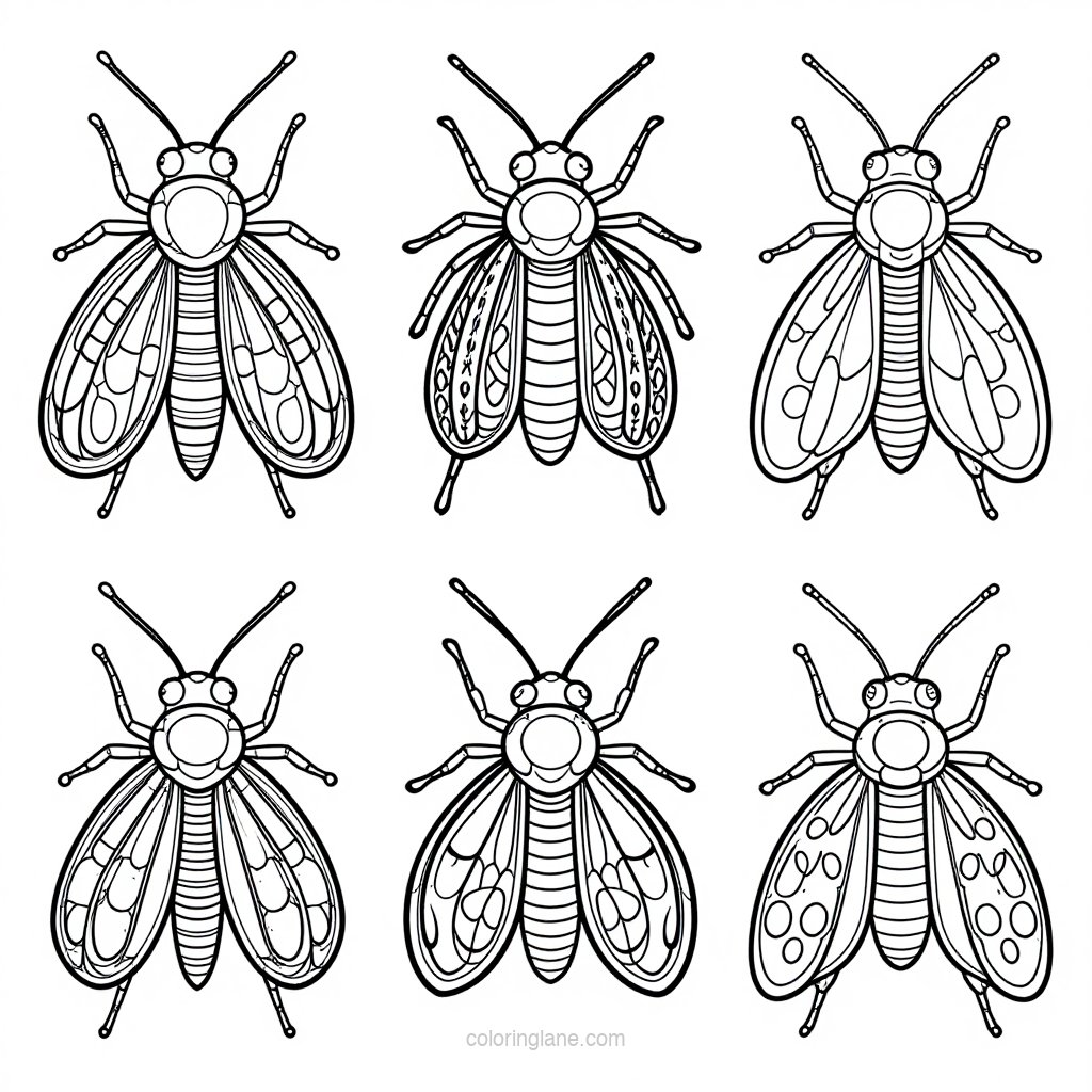 Glasswing - free printable coloring page