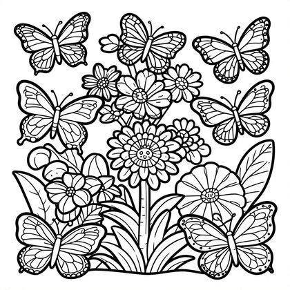 Morpho Collection - Free printable coloring page