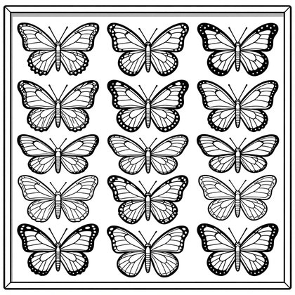 Io Moth - Free printable coloring page