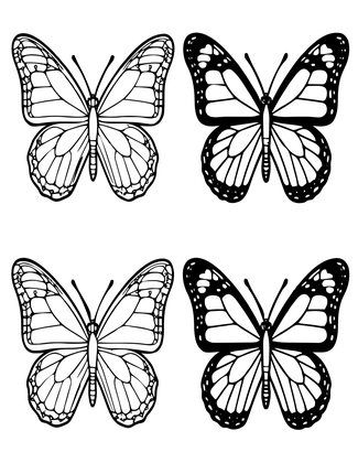 Viceroy Mimic - Free printable coloring page