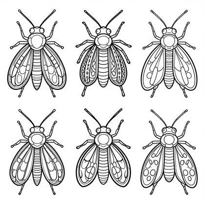 Glasswing - Free printable coloring page