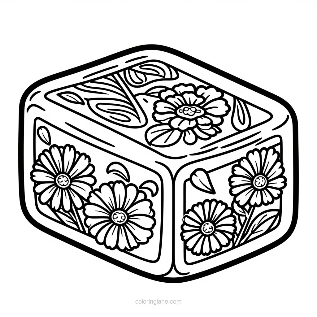 Wildflower Bouquet - free printable coloring page