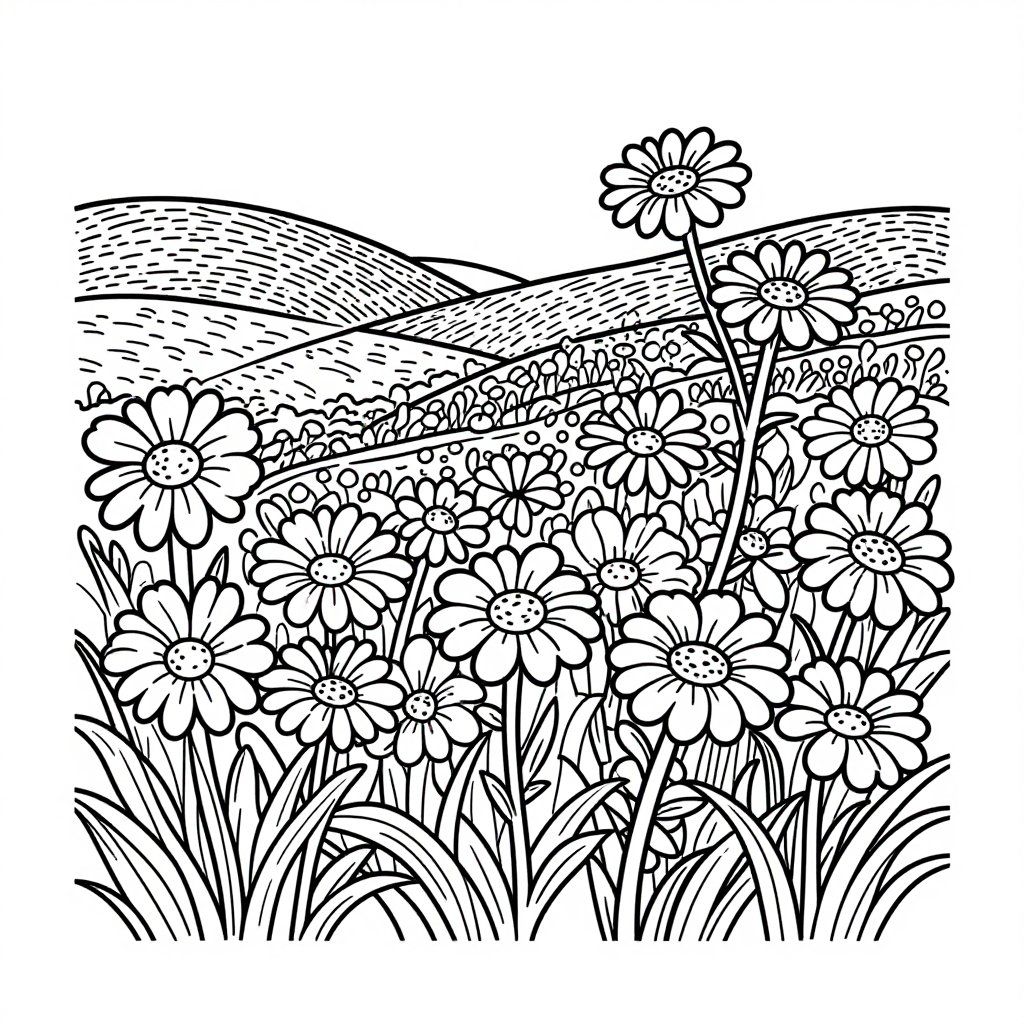 Dried Herb Bundles - free printable coloring page