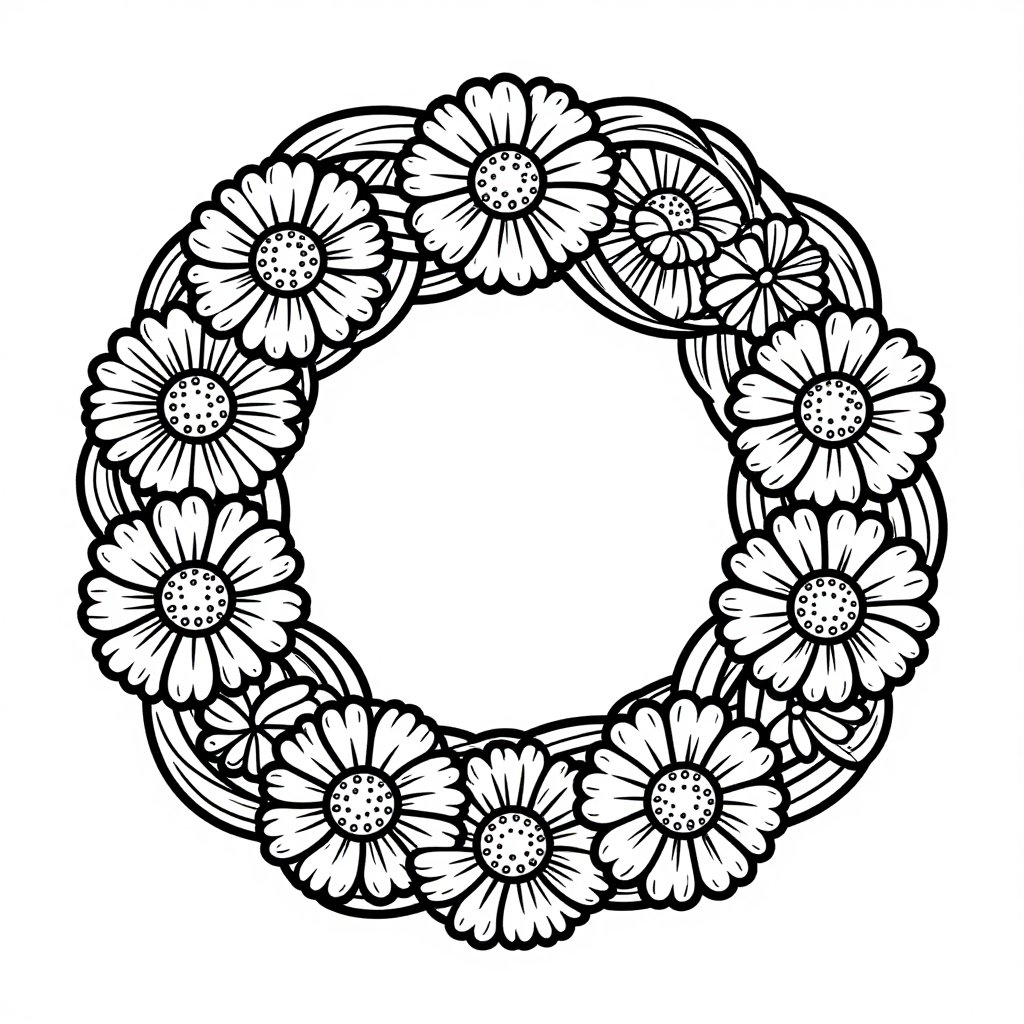 Botanical Illustration - free printable coloring page