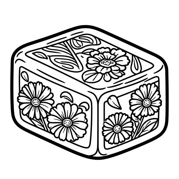 Wildflower Bouquet - Free printable coloring page