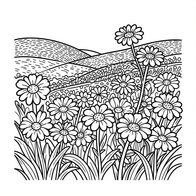 Dried Herb Bundles - Free printable coloring page