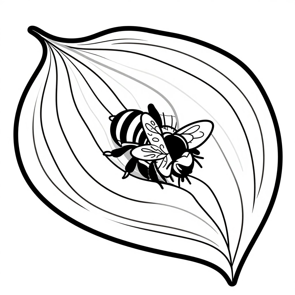 Calla Lily Art Deco - free printable coloring page