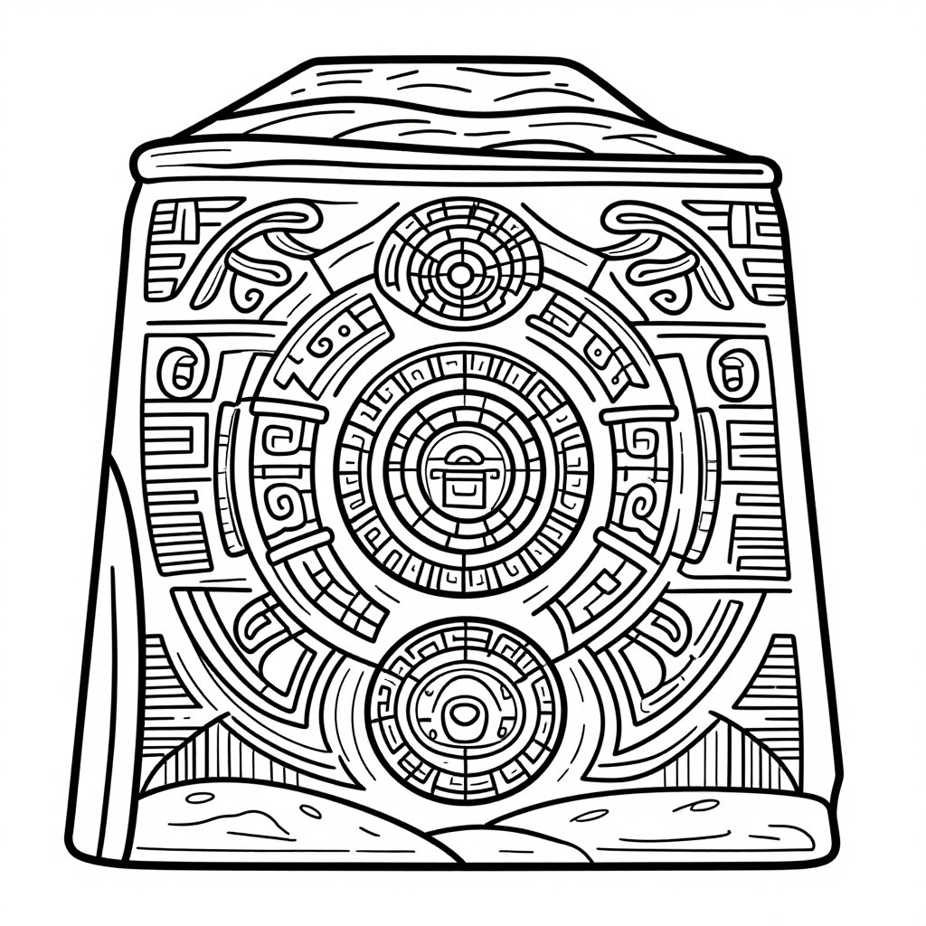 Moonrise - free printable coloring page