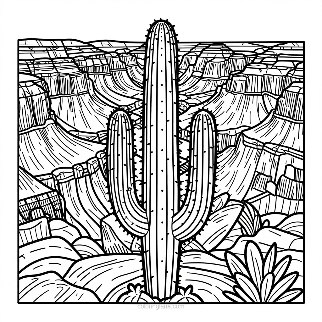 Storm Brewing - free printable coloring page