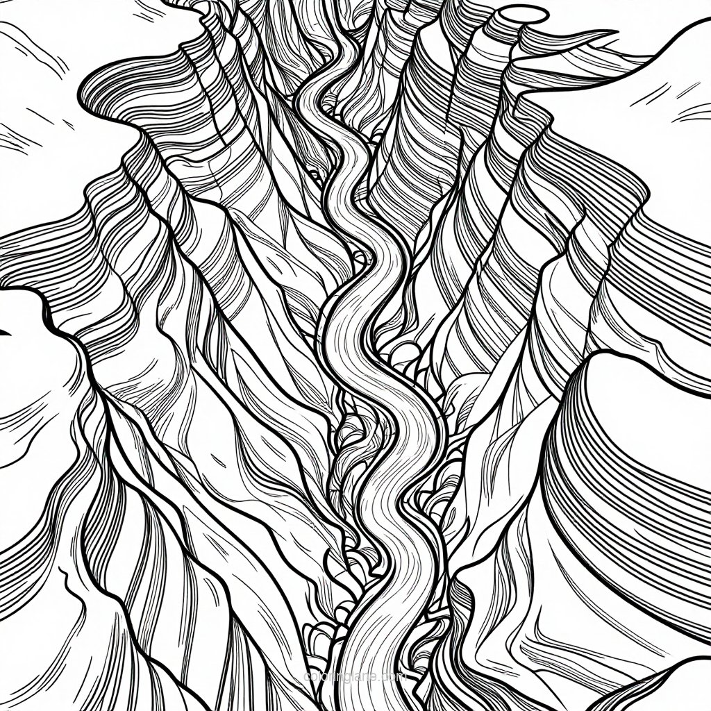 Petroglyphs - free printable coloring page