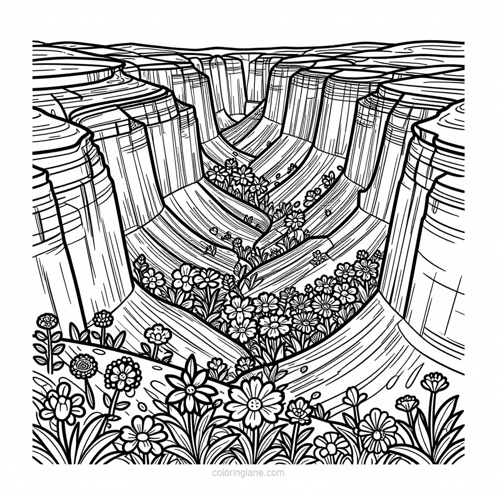 Twisted Juniper - free printable coloring page