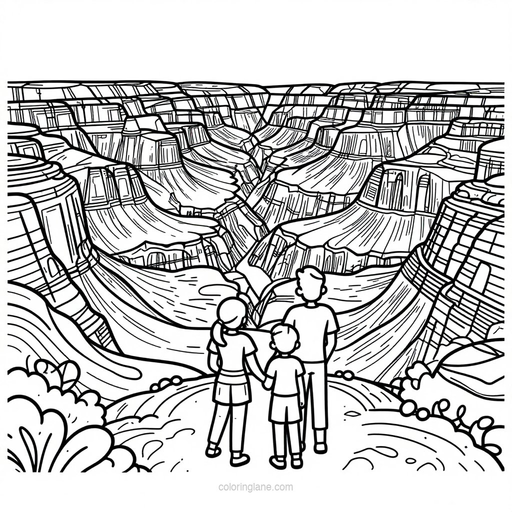 Spring Wildflowers - free printable coloring page