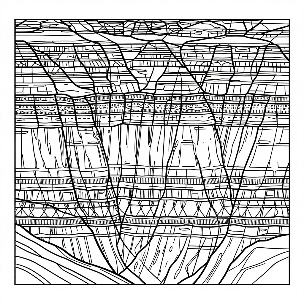 Hiker Scale - free printable coloring page