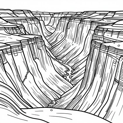 Ancient Dwelling - Free printable coloring page