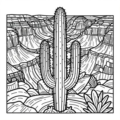Storm Brewing - Free printable coloring page
