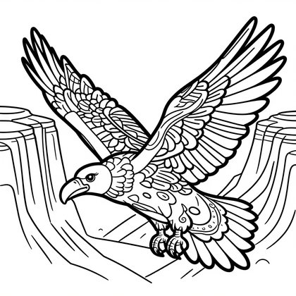 Desert Varnish - Free printable coloring page