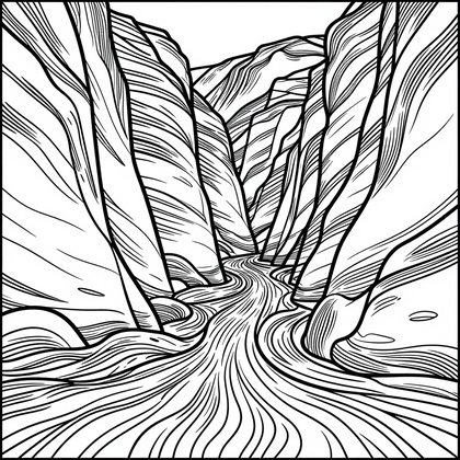 Petroglyphs - Free printable coloring page