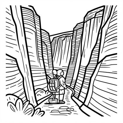 River Below - Free printable coloring page