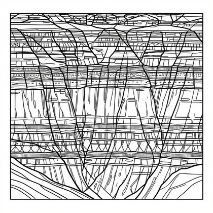 Hiker Scale - Free printable coloring page