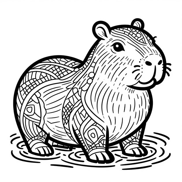 Zoo Visitors - Free printable coloring page