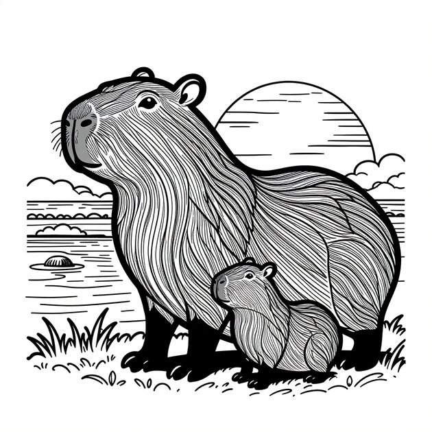 Orange Season - Free printable coloring page