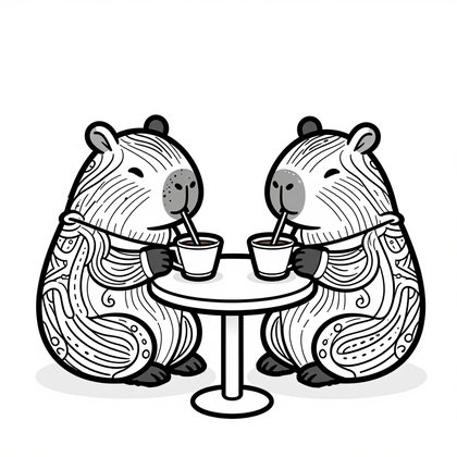 Towel Dry - Free printable coloring page