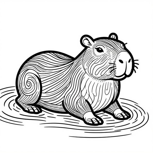 Baby Pile - Free printable coloring page