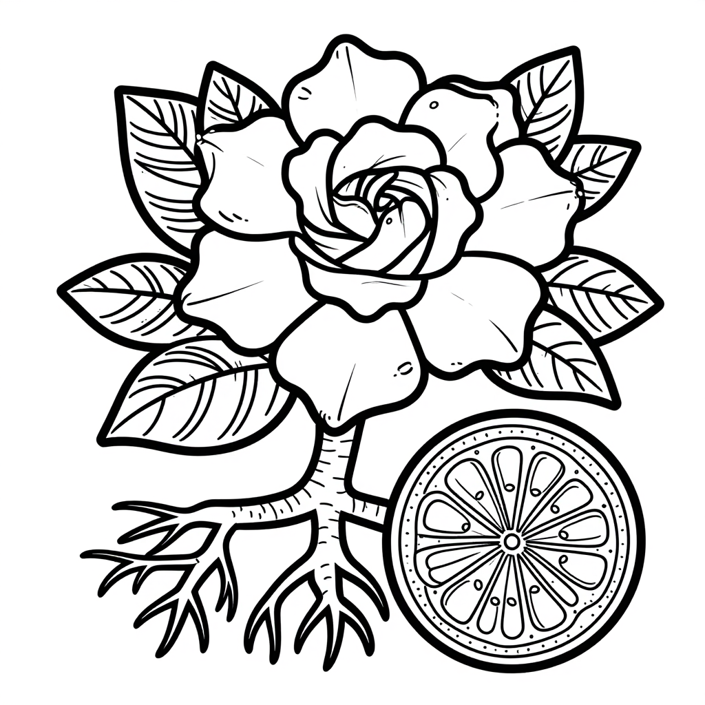 Carnations Gardenias coloring pages collection - 30 free printable pages