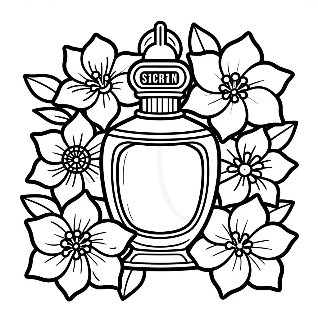 Carnation Boutonniere - free printable coloring page