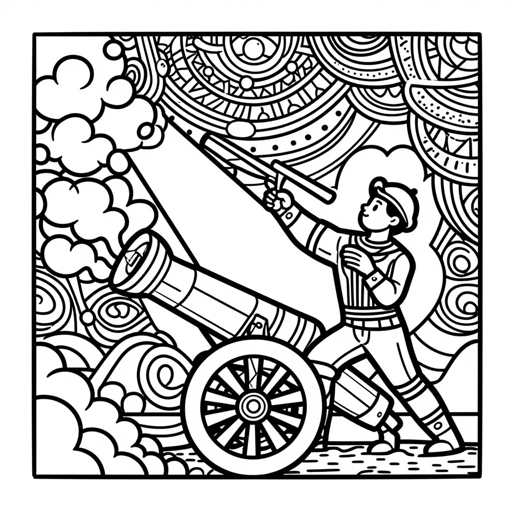 Fortune Teller - free printable coloring page