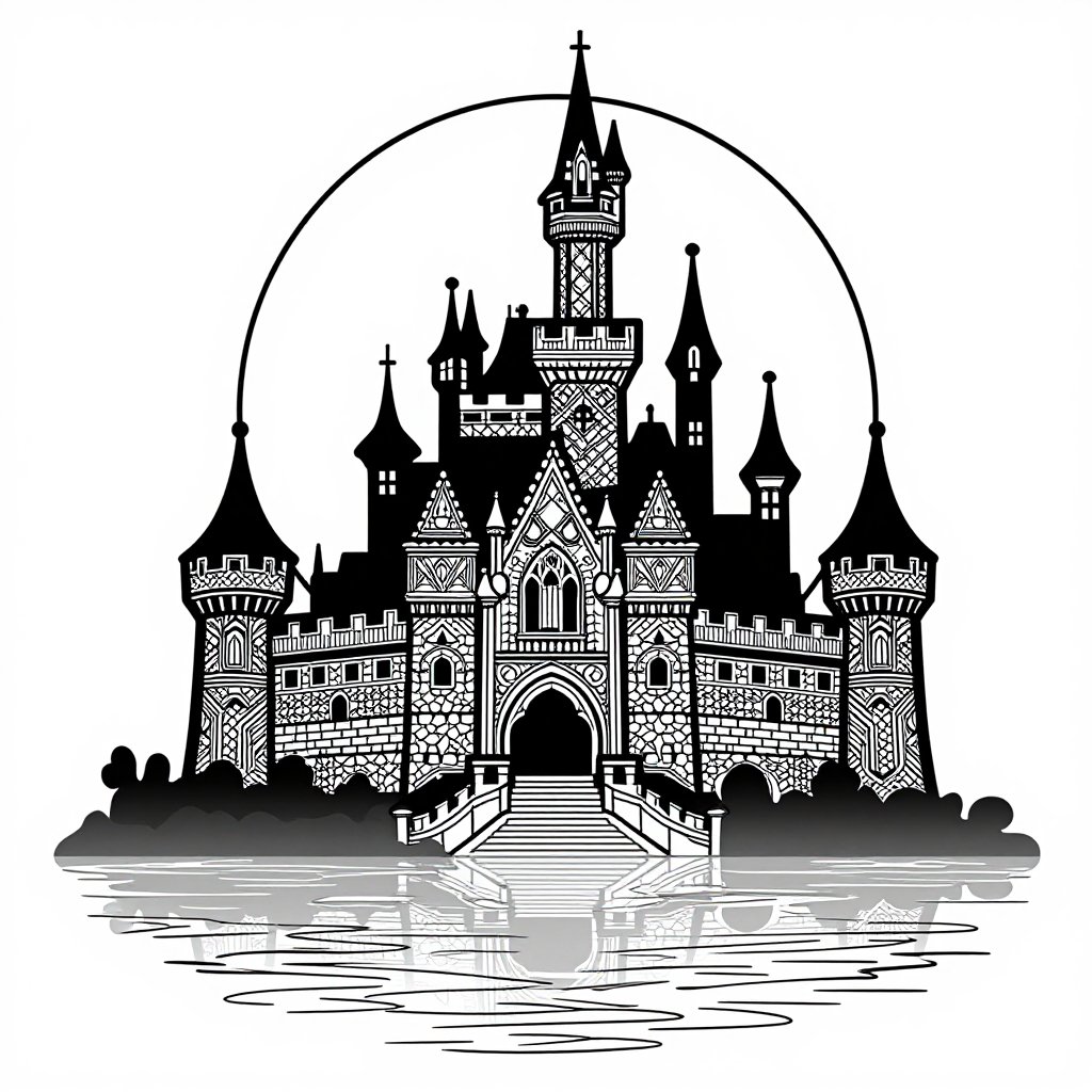 Balmoral Castle - free printable coloring page
