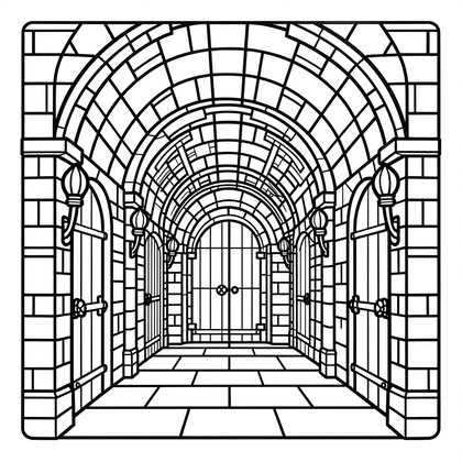 Tower of London - Free printable coloring page
