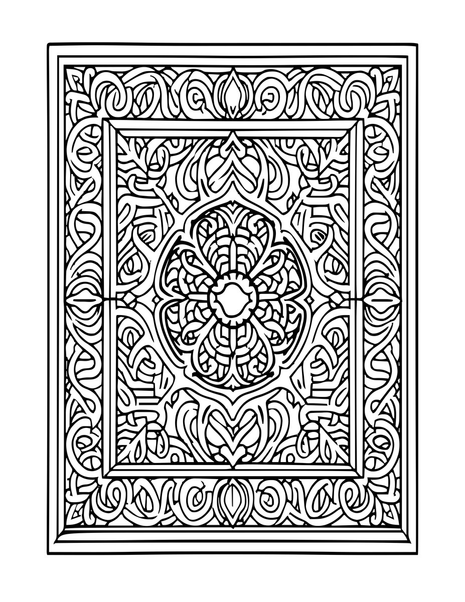 Lindisfarne Pattern - free printable coloring page