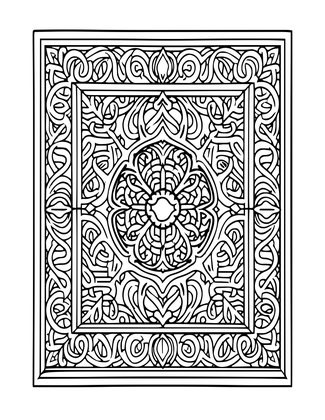 Lindisfarne Pattern - Free printable coloring page